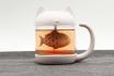 Tee Tasse Katze - mit integriertem Tee-Ei 1