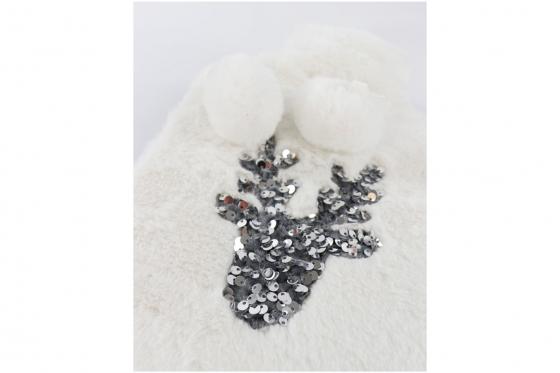 Wärmflasche - Hirsch weiss 1 