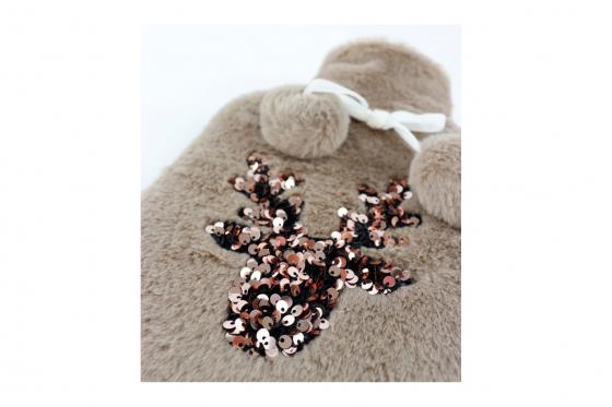 Wärmflasche - Hirsch, rosa 1 