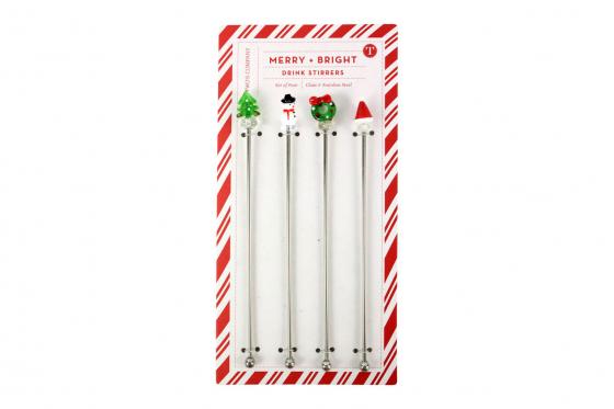 Agitateur à cocktail - Noël  