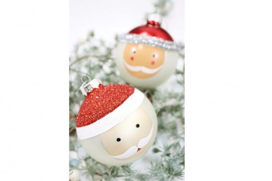 Boules en verre - Père Noël 1 