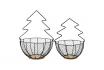 Petit panier en grillage à poule - Sapin de Noël 