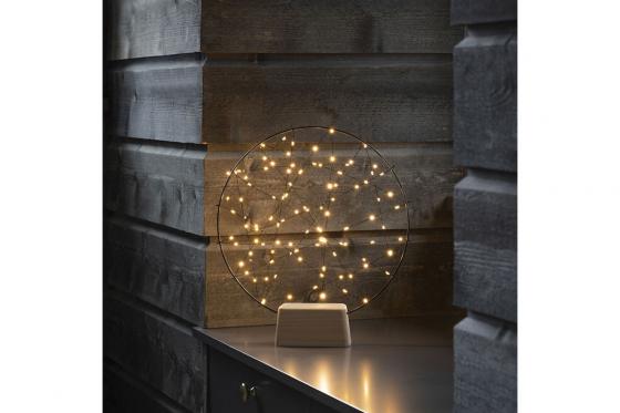 Lampe attrape-rêves en bois - avec 100 LED 3 