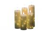 Bougies avec guirlande LED - lot de 5 