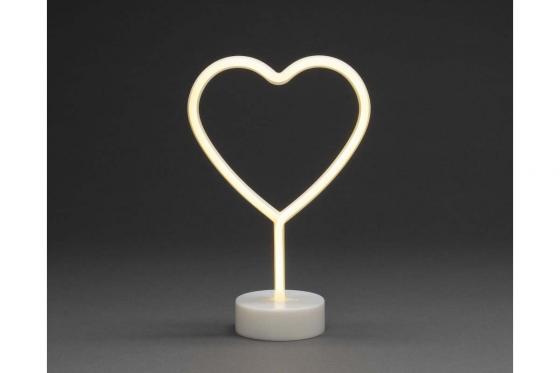 Cœur lumineux décoratif - Lampe à LED   