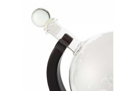 Glaskaraffe Globus mit 4 Gläser - mit Gravur 3 