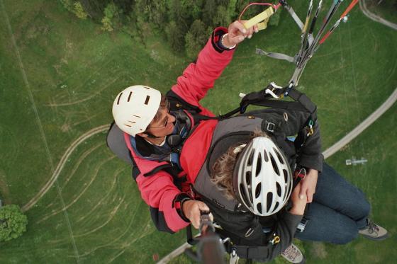Tandemflug in Marbach  - 40 Minuten für 1 Person 1 