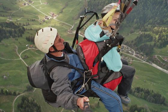 Tandemflug in Marbach  - 40 Minuten für 1 Person 2 