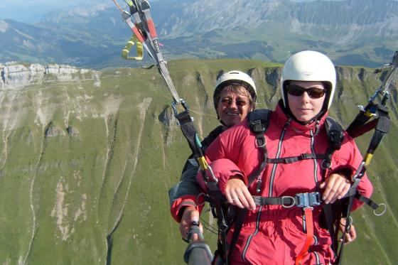Tandemflug in Marbach  - 40 Minuten für 1 Person 4 