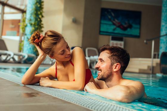 Wellness & gastronomie à Yverdon - 1 nuit avec menu gourmet & entrées aux bains inclus pour 2 pers.  