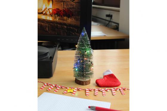 Weihnachtsdekoration - für den Schreibtisch 1 