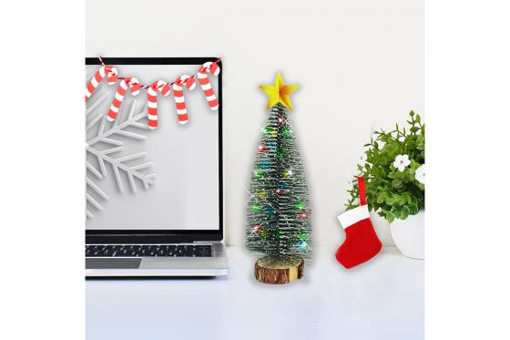 Weihnachtsdekoration - für den Schreibtisch 3 