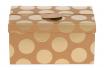 Boîte-cadeau à pois dorés A5+haut - (16,5 × 24 × 12 cm) 1