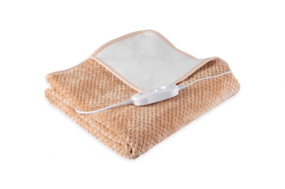 Couverture chauffante électrique - beige, 150 x 80 cm  