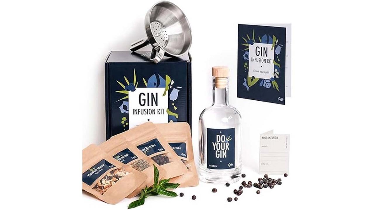 DIY Gin Infusion, Set à faire soi-même