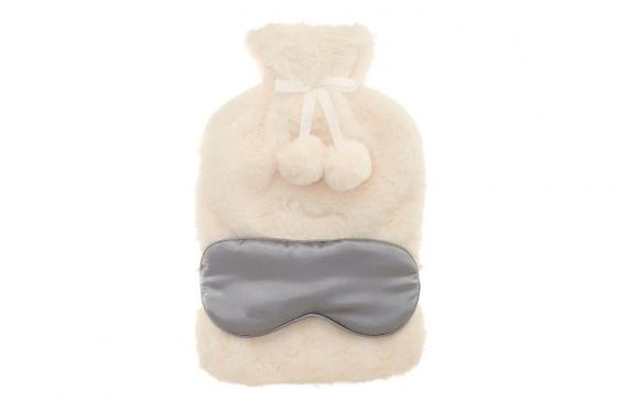 Wärmeflasche - mit Augenmaske  