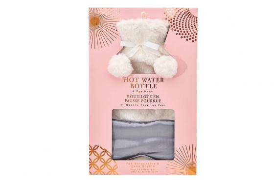 Wärmeflasche - mit Augenmaske 1 