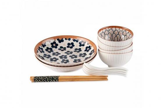 Set de vaisselle pour sushi - pour 4 personnes  