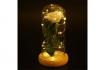 Rose blanche en verre - avec LED 4