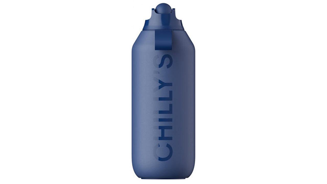 Gourde Chilly's Bottles, Series 2 Flip Sports bleu