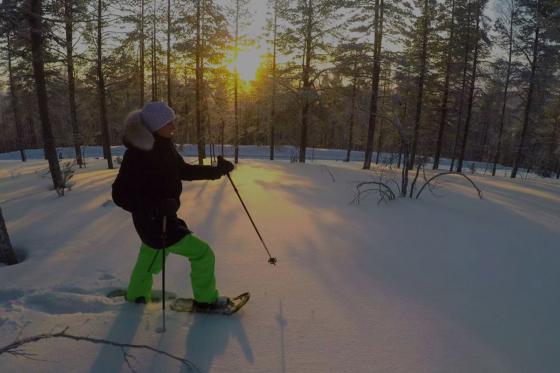 Nachtschneeschutour mit Fondue - im Berner Oberland für 2 Personen 2 