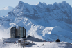 Le Kuklos restaurant tournant - Fondue Bacchus pour 2 pers. avec vue panoramique sur les Alpes 