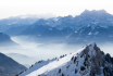 Le Kuklos Drehrestaurant - Fondue Bacchus mit Panoramablick auf die Alpen für 2 Personen 2