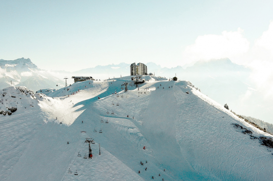 Le Kuklos Drehrestaurant - Fondue Bacchus mit Panoramablick auf die Alpen für 2 Personen 4 