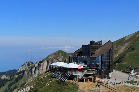 Le Kuklos Drehrestaurant - Fondue Bacchus mit Panoramablick auf die Alpen für 2 Personen 7 