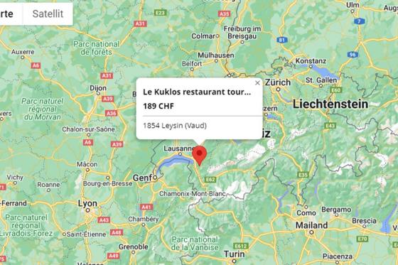 Le Kuklos Drehrestaurant - Fondue Bacchus mit Panoramablick auf die Alpen für 2 Personen 8 