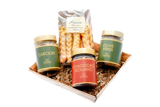 Panier antipasti italiens  - Set-cadeau  