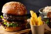 Burger Lunch in Zürich - Black Angus Burger inkl. Dessert für 2 Personen 