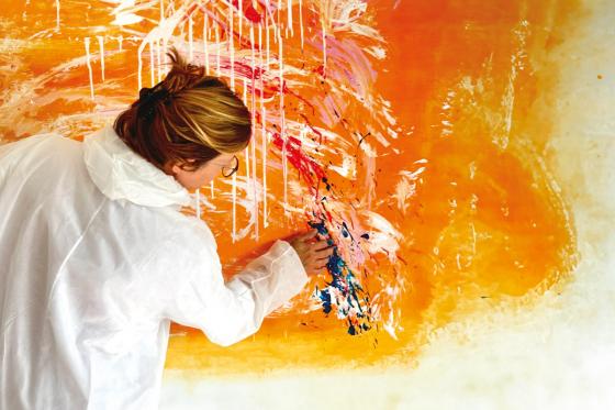 Action Painting Workshop - für 1 Person  