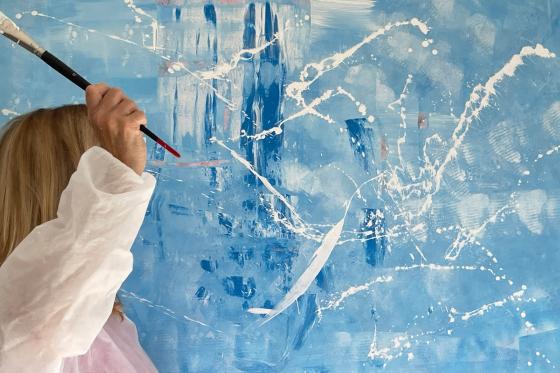 Action Painting Workshop - für 1 Person 1 