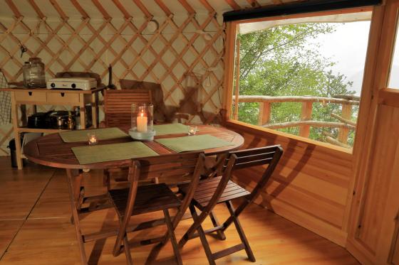 Court séjour dans une yourte - Tir à l'arc et espace barbecue, pour 2 adultes et 2 enfants 9 