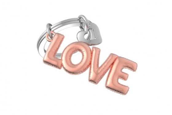 Schlüsselanhänger Love - Rosé  