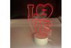 Lampe LED Love - avec gravure 3