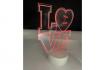 Lampe LED Love - avec gravure 4