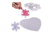 Herz-Puzzle - 80 beschriftbare Teile 