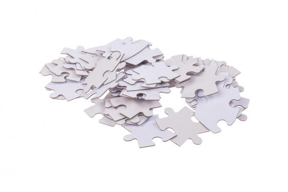 Herz-Puzzle - 80 beschriftbare Teile 2 