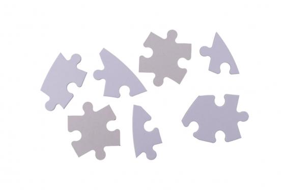 Herz-Puzzle - 80 beschriftbare Teile 3 