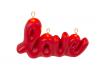 Bougie Love - rouge 
