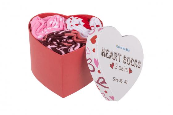 Herzen Socken 3er Set - Gr. 36 - 42 1 