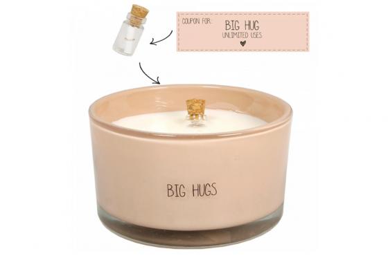 Message-Kerze - Big Hugs  
