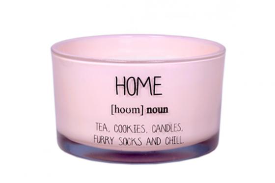 Bougie parfumée Home - avec mèche en bois  