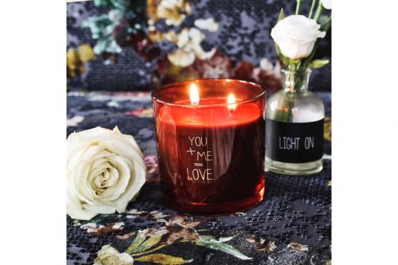 Duftkerze LOVE - Sojawachs 2 