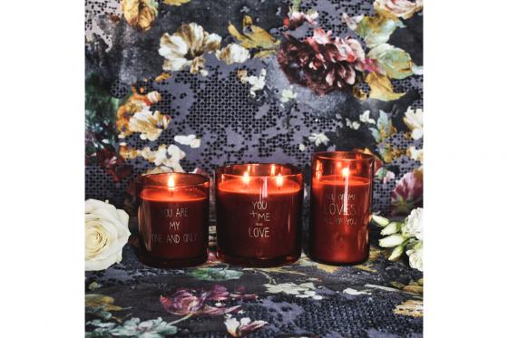 Duftkerze LOVE - Sojawachs 4 