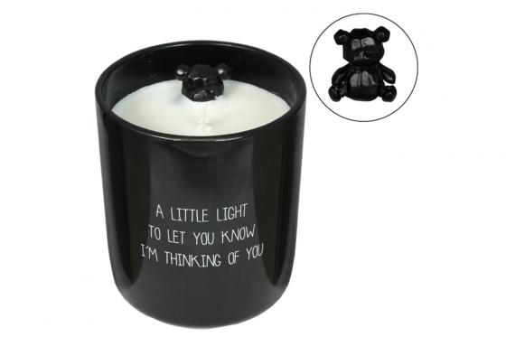 Duftkerze - mit verstecktem Teddy  