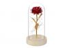 Rose im Glas - mit LED Lichter 