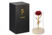 Rose im Glas - mit LED Lichter 4